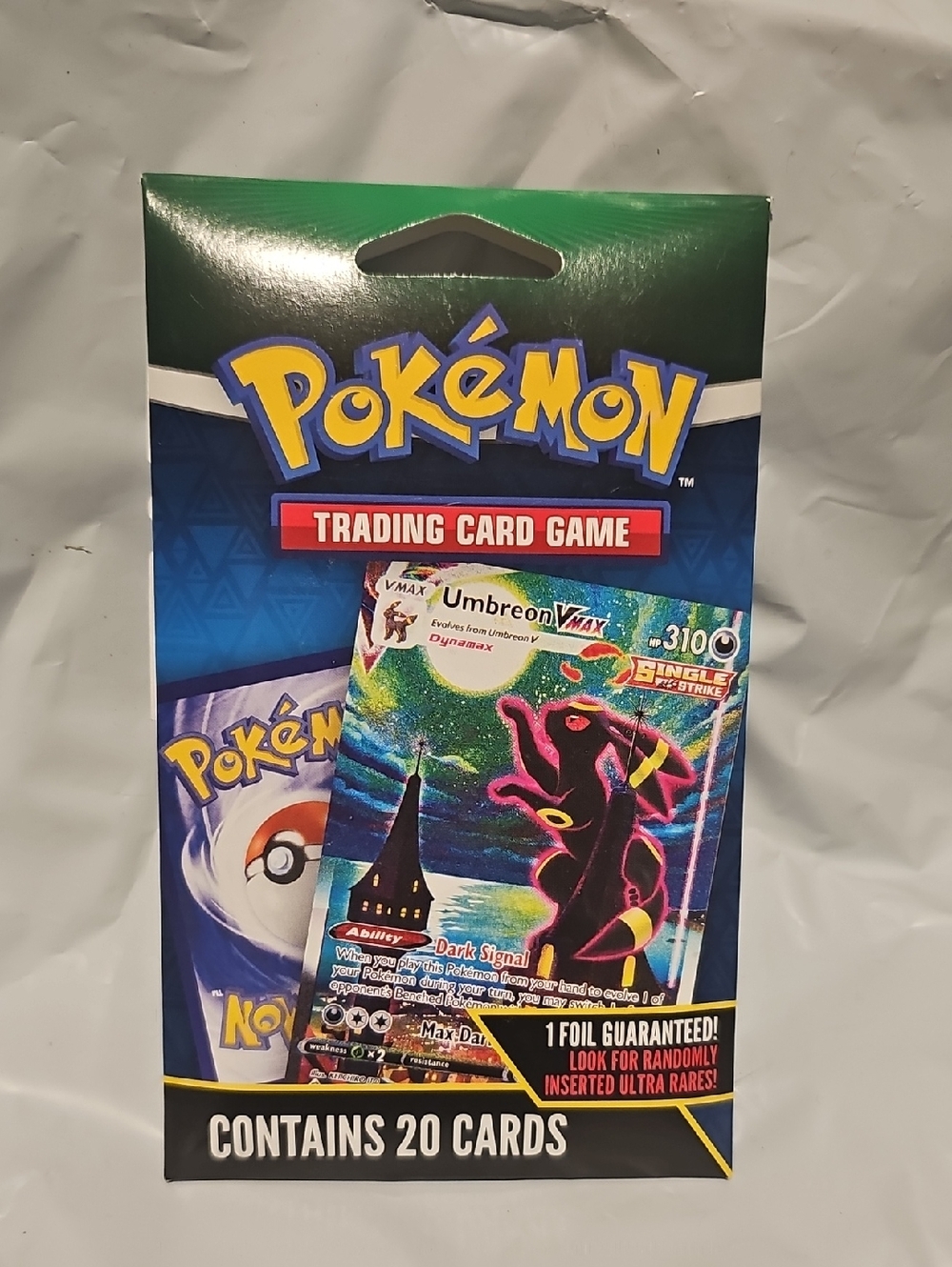 Pokemon Trading Card Game 20 Card Pack Umbreon VMAX New